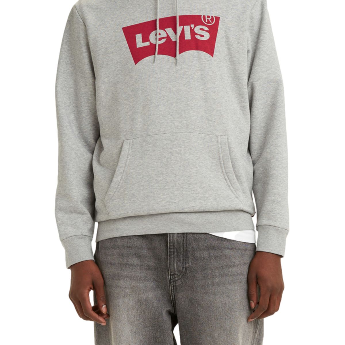 LEVIS - Polerón Hombre Gráfico Gris Levis