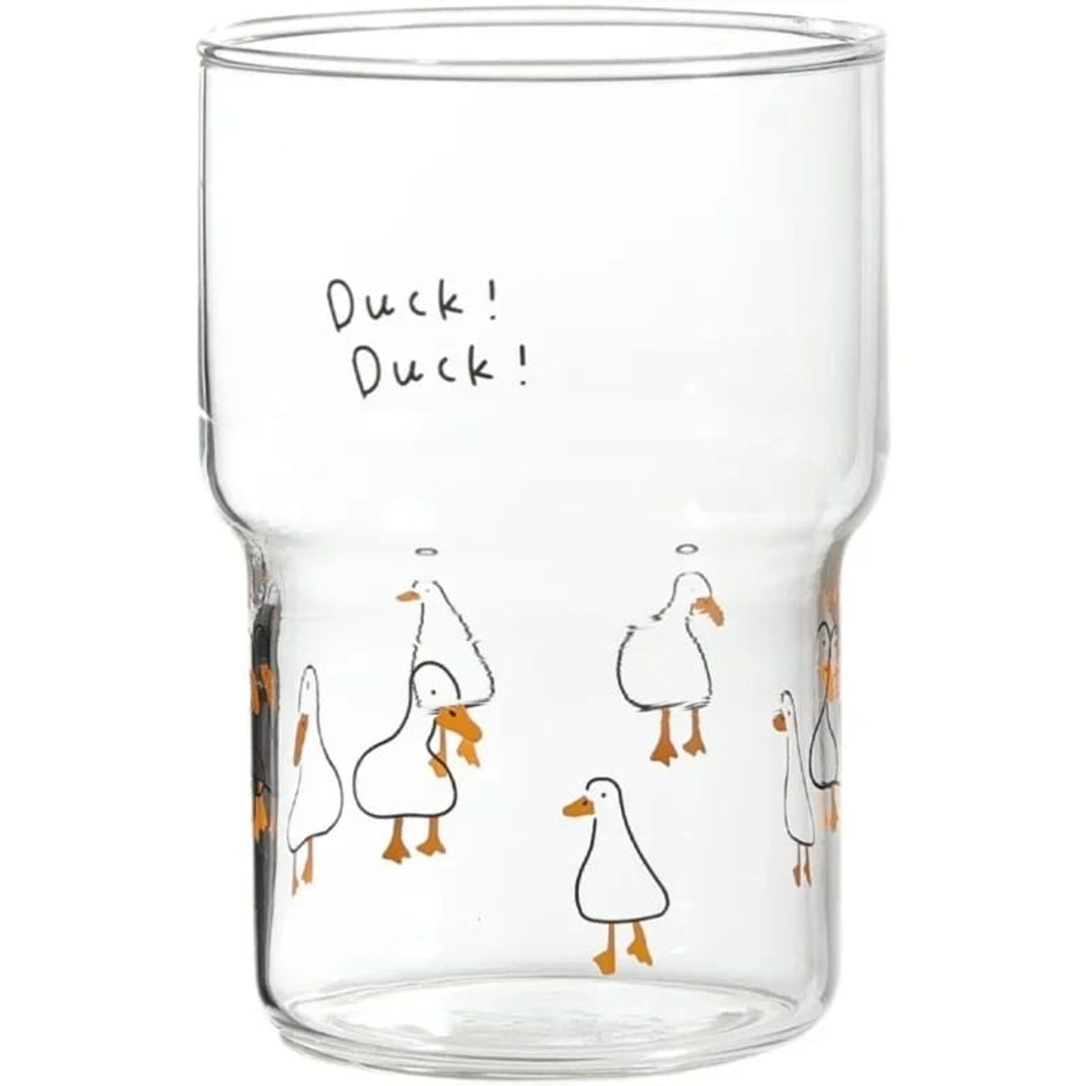 GENERICO - VASO DE VIDRIO - AESTHETIC 380ML Patitos