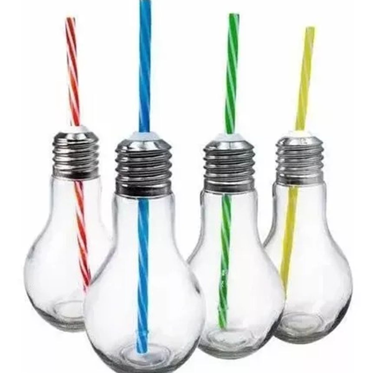 GENERICO - 6 vasos de vidrio modelo foco