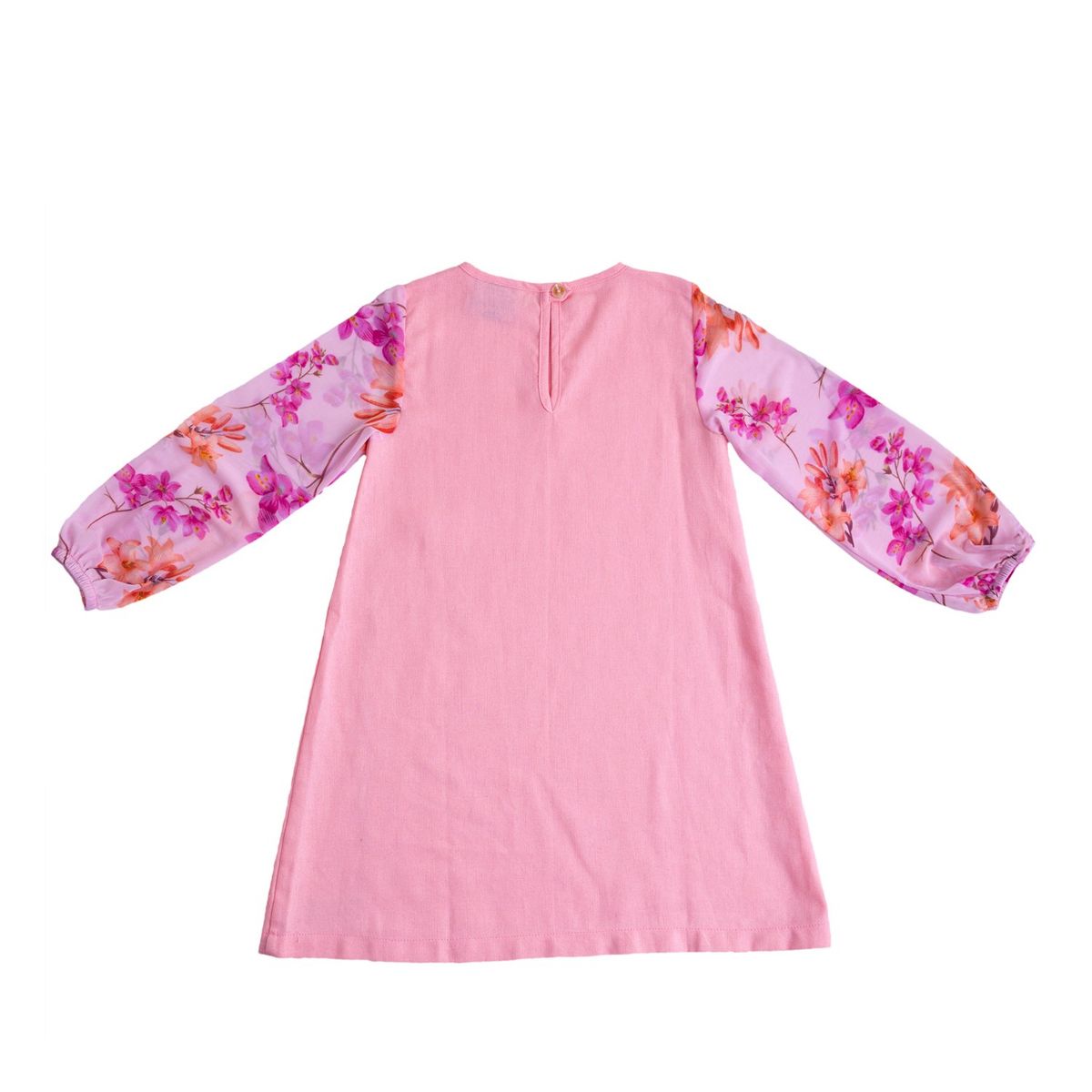 NATA COTON - VESTIDO MANGA TUL SALMON