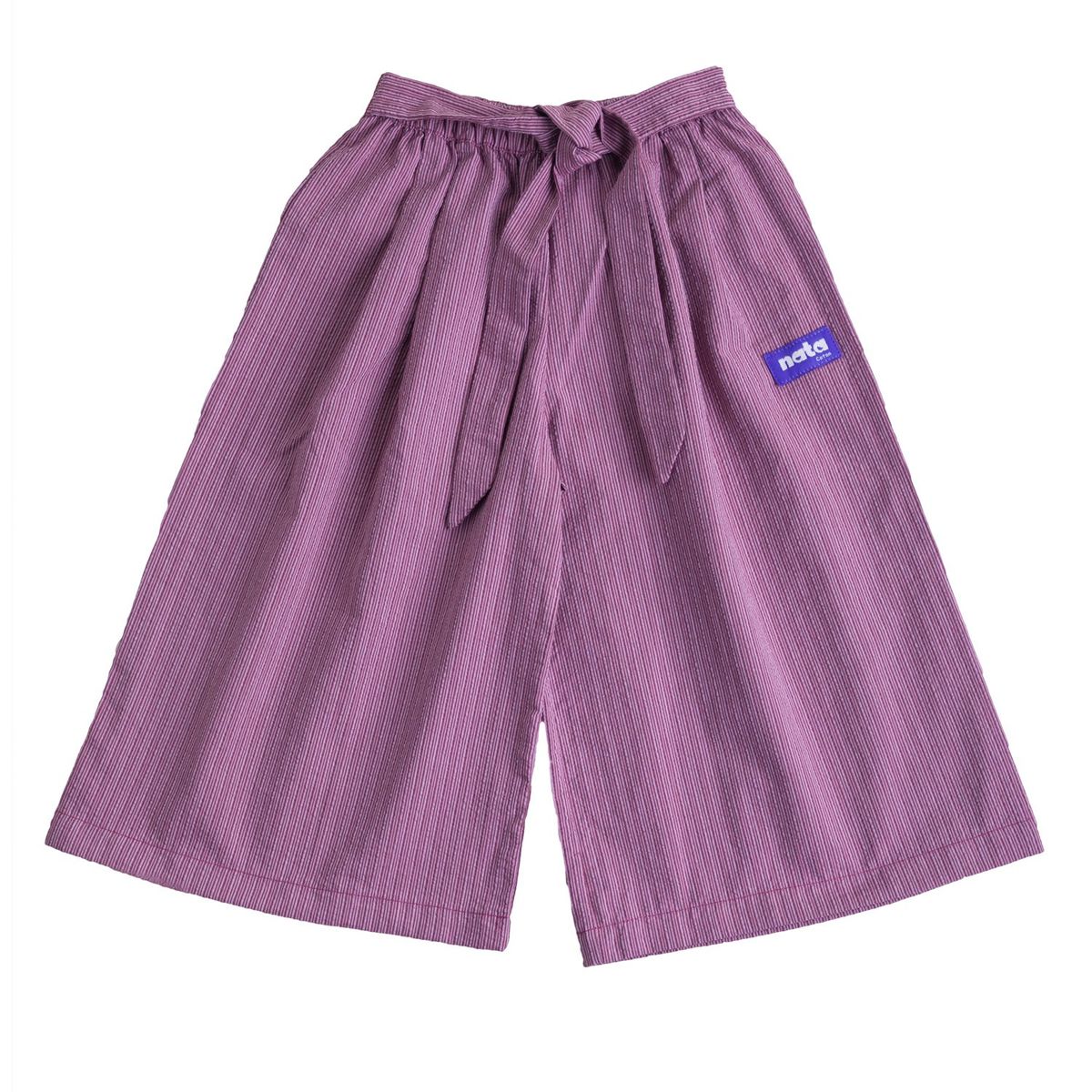 NATA COTON - PANTALON PALAZZO PALO ROSA