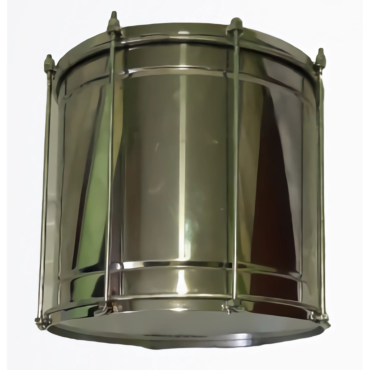 MAXTONE - Repique Metal 12 Diámetro Aros Acero Laminado 8 templadores