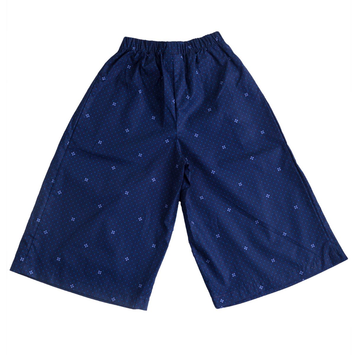 NATA COTON - PANTALON PALAZZO AZUL NOCHE