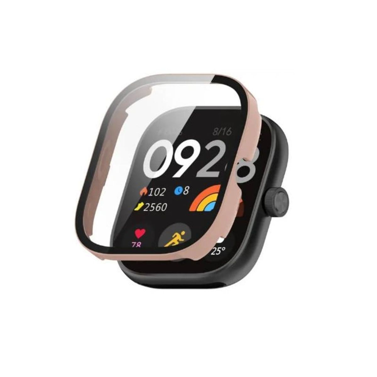 GENERICO - Cover o Bumper Para Xiaomi Watch 4 - Rosa