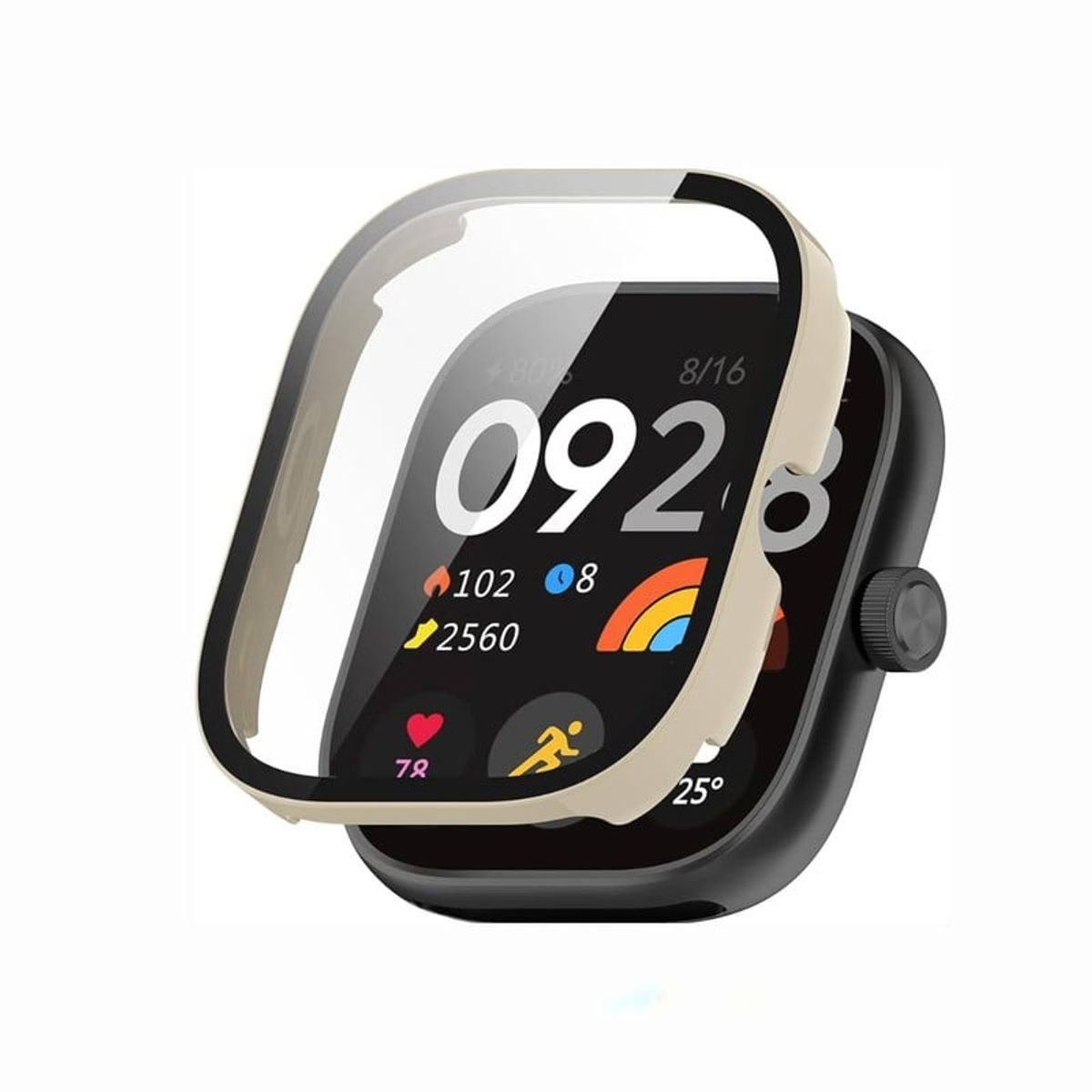 GENERICO - Cover o Bumper Para Xiaomi Watch 4 - Ivory