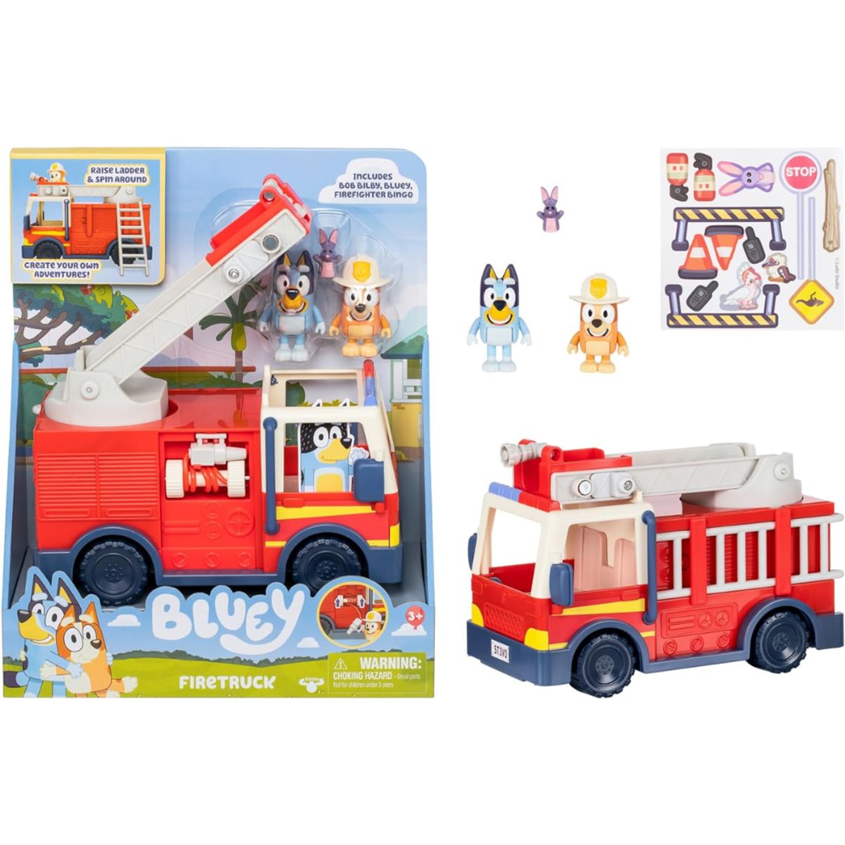 BLUEY - Camion De Bomberos Bluey