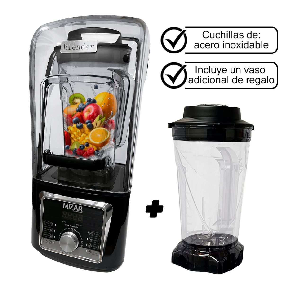 MIZAR COLD & COOKING - Licuadora Encapsulada Multifuncional 4 Litros