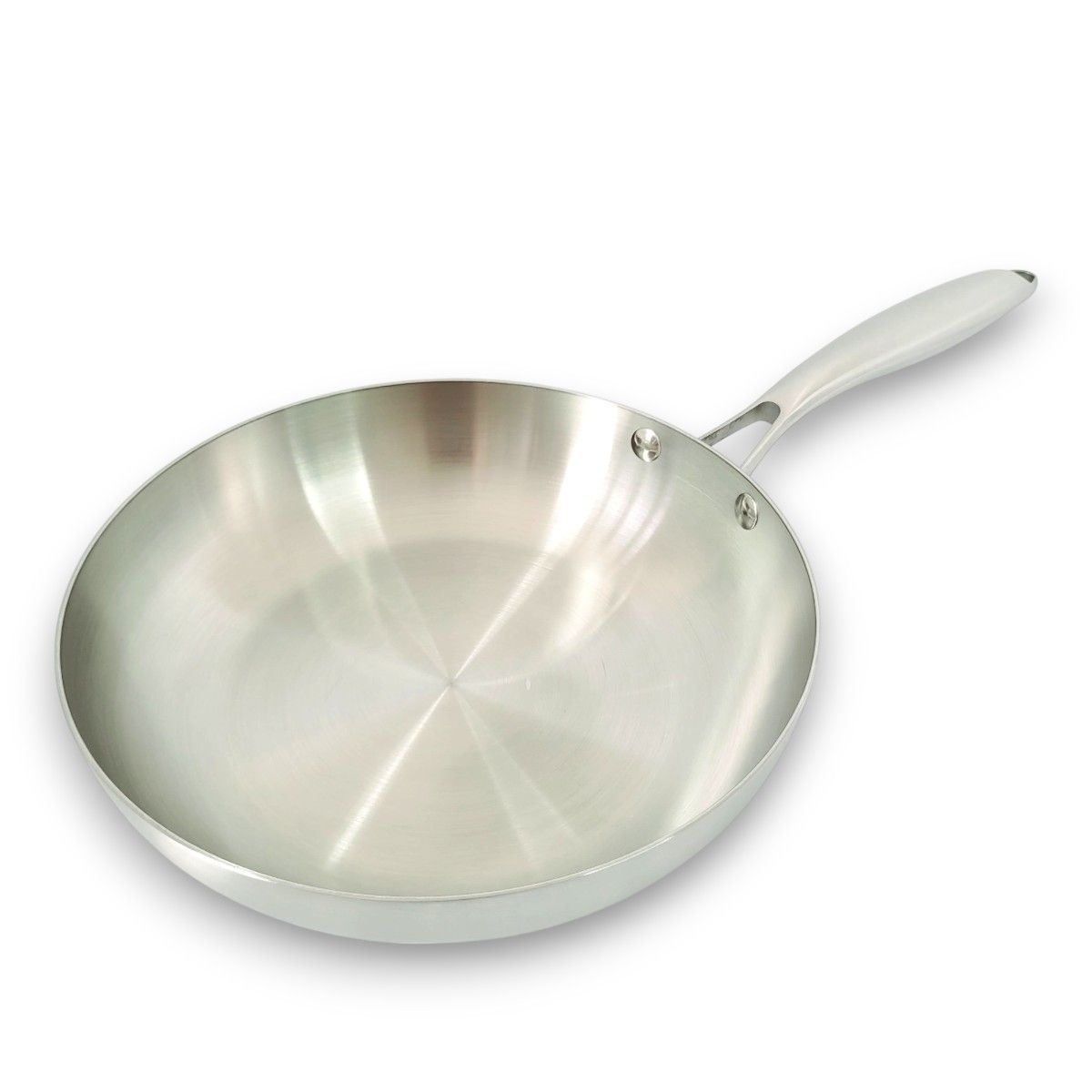 SHELTER - Sartén Shelter Mediana de Acero Inoxidable / 24cm / 3 Capas