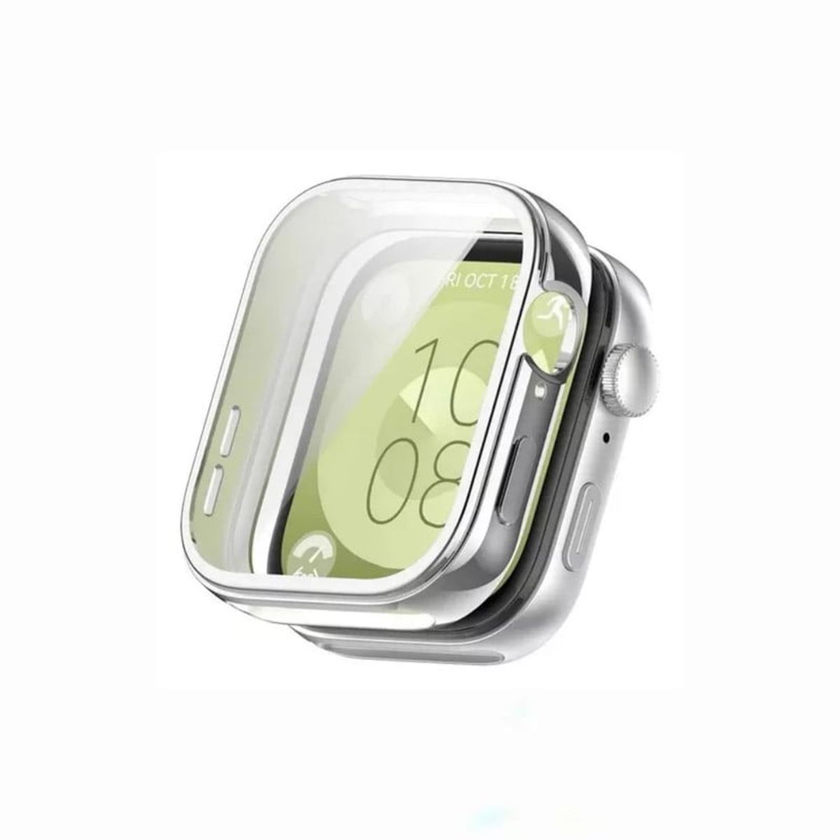 GENERICO - Cover o Bumper Para Huawei Fit 3 - Plata