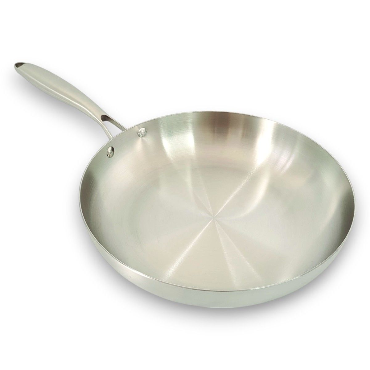 SHELTER - Sartén Shelter Grande de Acero Inoxidable / 28cm / 3 Capas