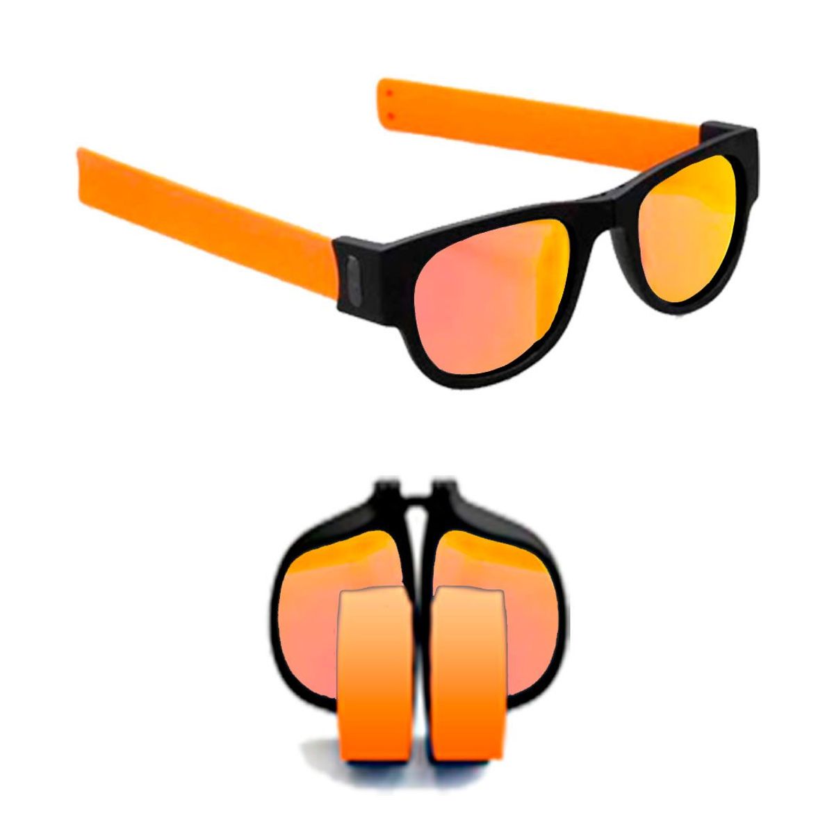 GENERICO - Lentes de Sol Flexible y Plegable Tornasolados