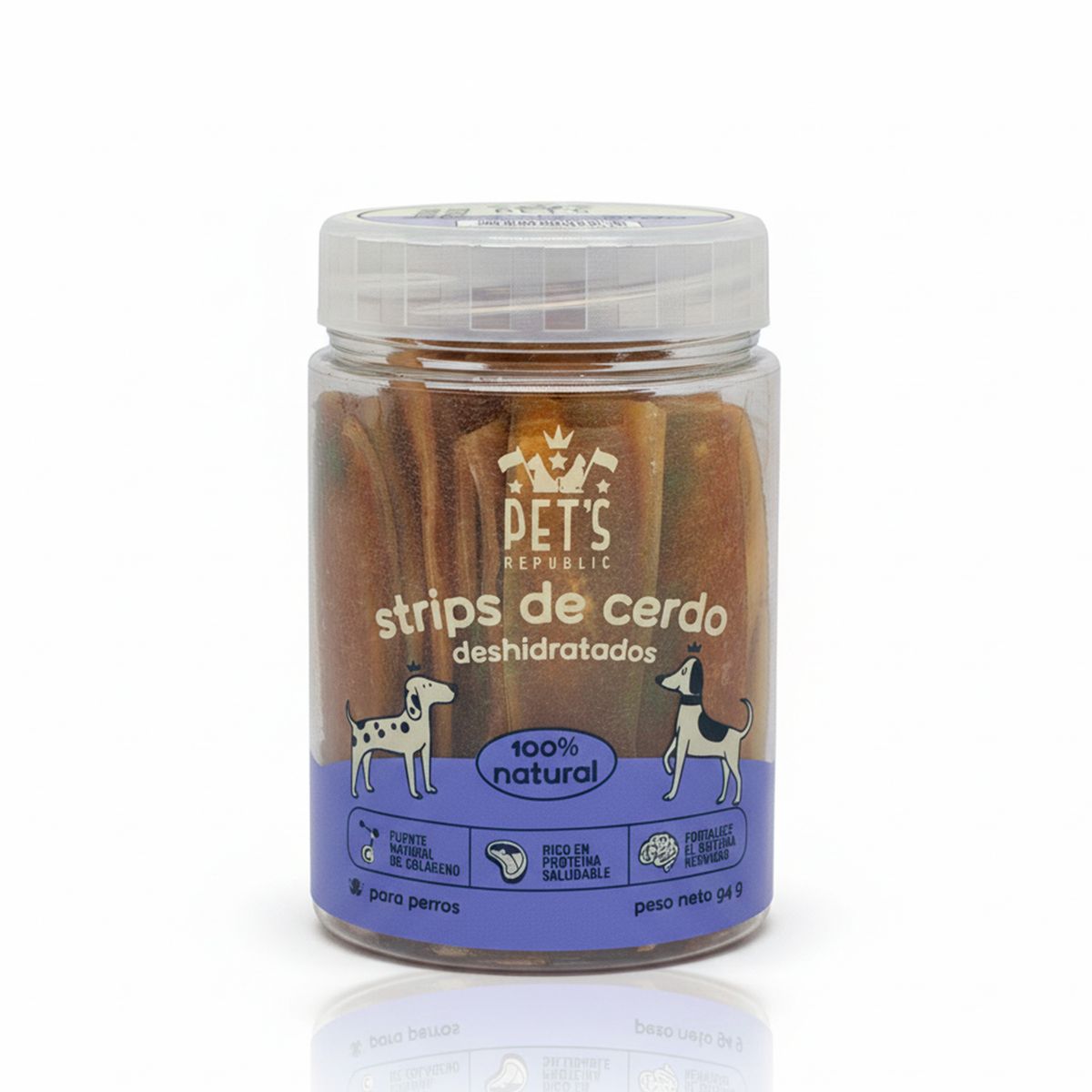 PETS REPUBLIC - Pet´s Republic Strips de Cerdo 104gr