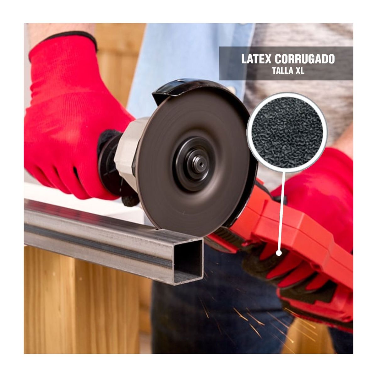 INGCO TOOLS - LIJADORA ORBITAL 20V INALÁMBRICA 1 BAT+ 5 LIJAS GUANTES