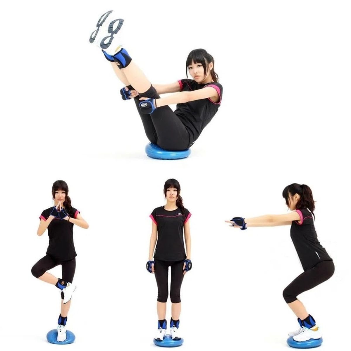 GENERICO - Disco Balance Equilibrio Yoga Morado