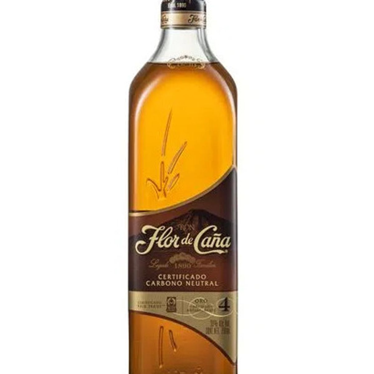 FLOR DE CAÑA - Ron Flor de Caña 4 años 750ml
