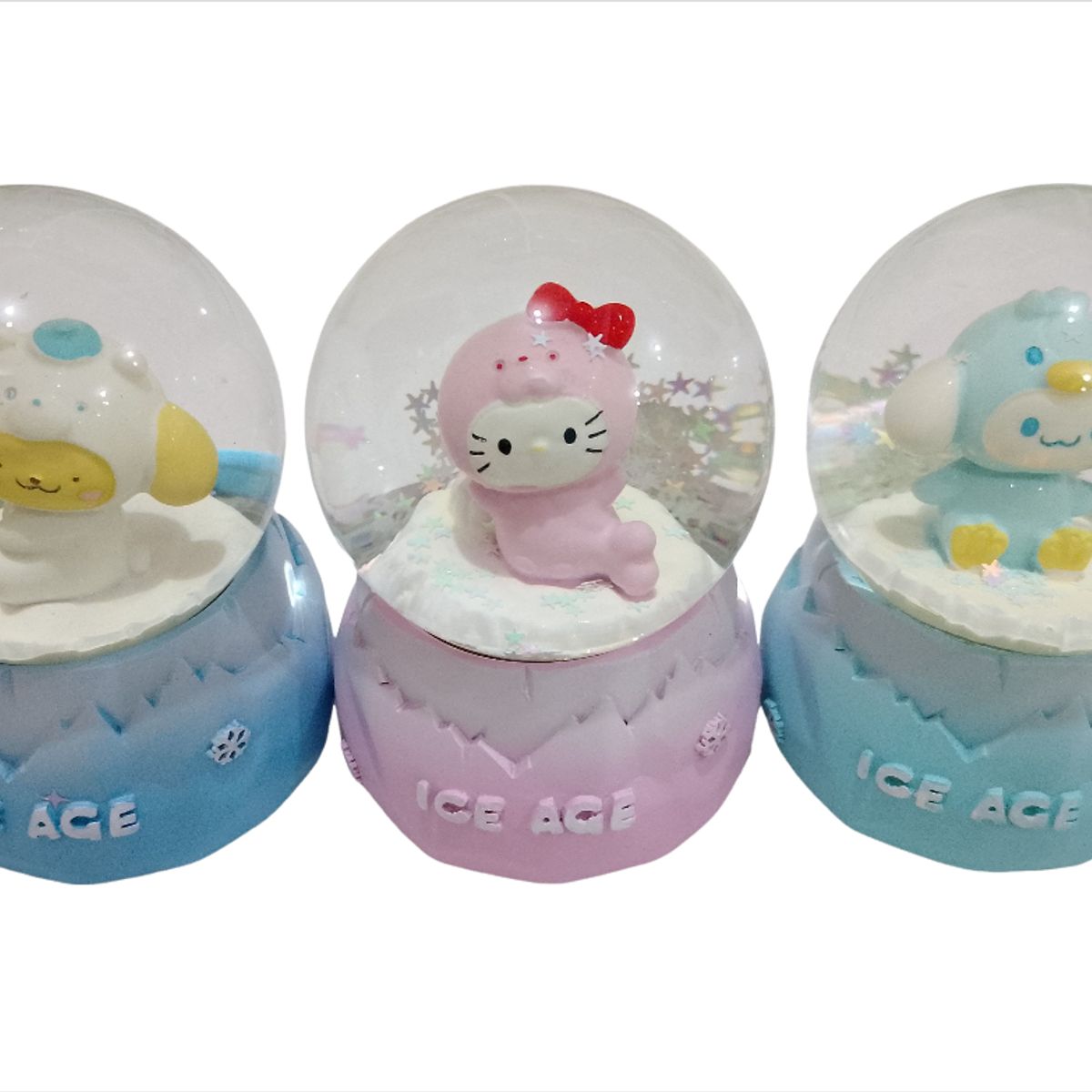 GENERICO - Pack x3 Esfera de Cristal - Modelos Varios