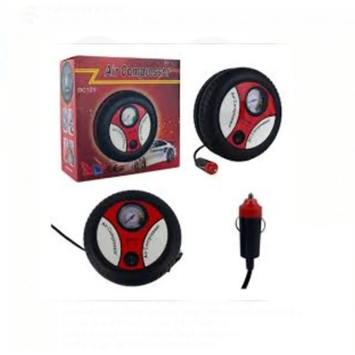 GENERICO - Mini Compresor De Aire Para Auto Inflador Portatil