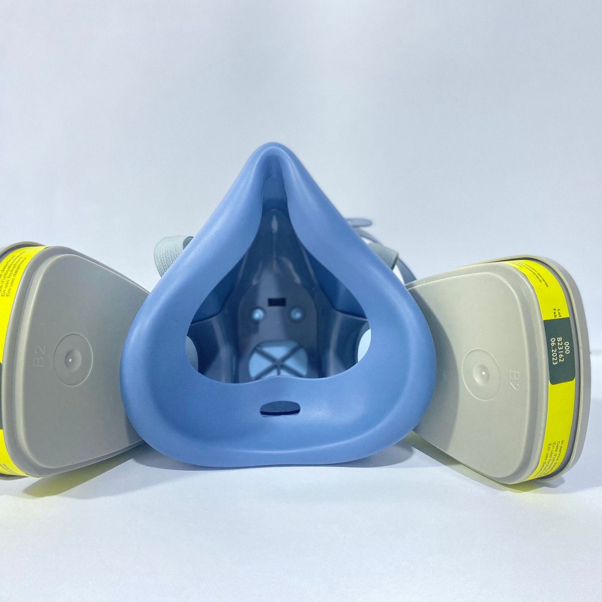 GENERICO - Respirador Siliconado + Par de cartuchos antigás OLEKAP