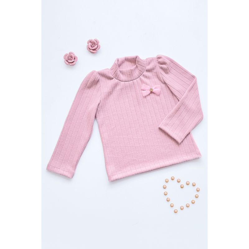 KIDS MASHMELO - Polo Chompero Con Cuello Cafarena Para Niña Kids Mashmelo