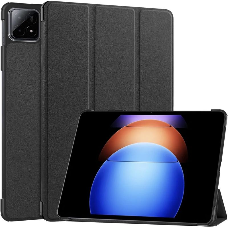 FUNDAANTIGOLPES - Funda Bookcover para Tablet Xiaomi Pad 6s Pro de 12.4 Negro