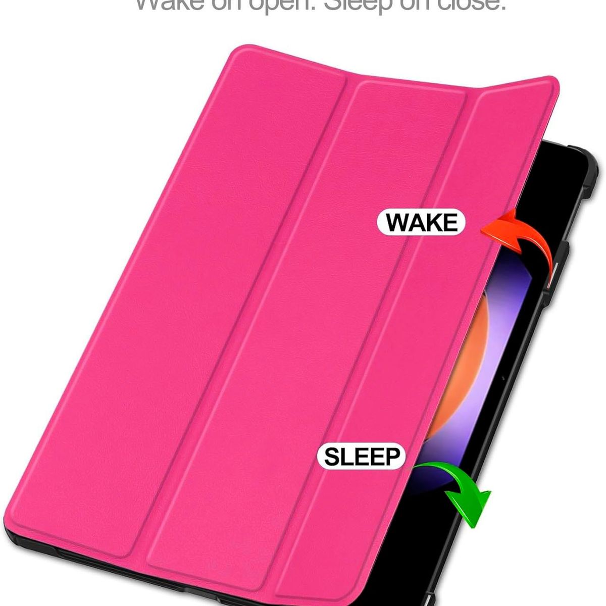 FUNDAANTIGOLPES - Funda Bookcover para Tablet Xiaomi Redmi Pad Pro de 12.1" 2024 Fucsia