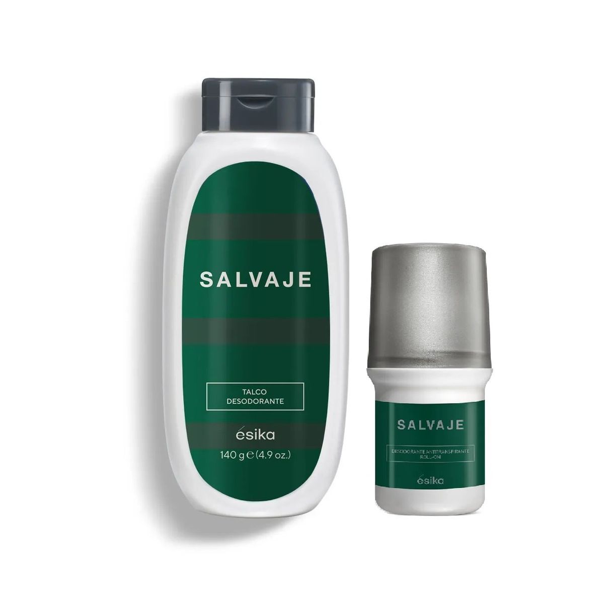 ESIKA - Set SALVAJE - Talco y desodorante para hombre