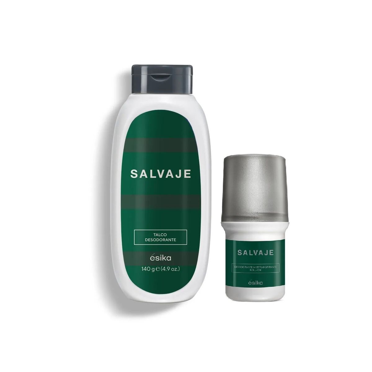 ESIKA - Set SALVAJE - Talco y desodorante para hombre