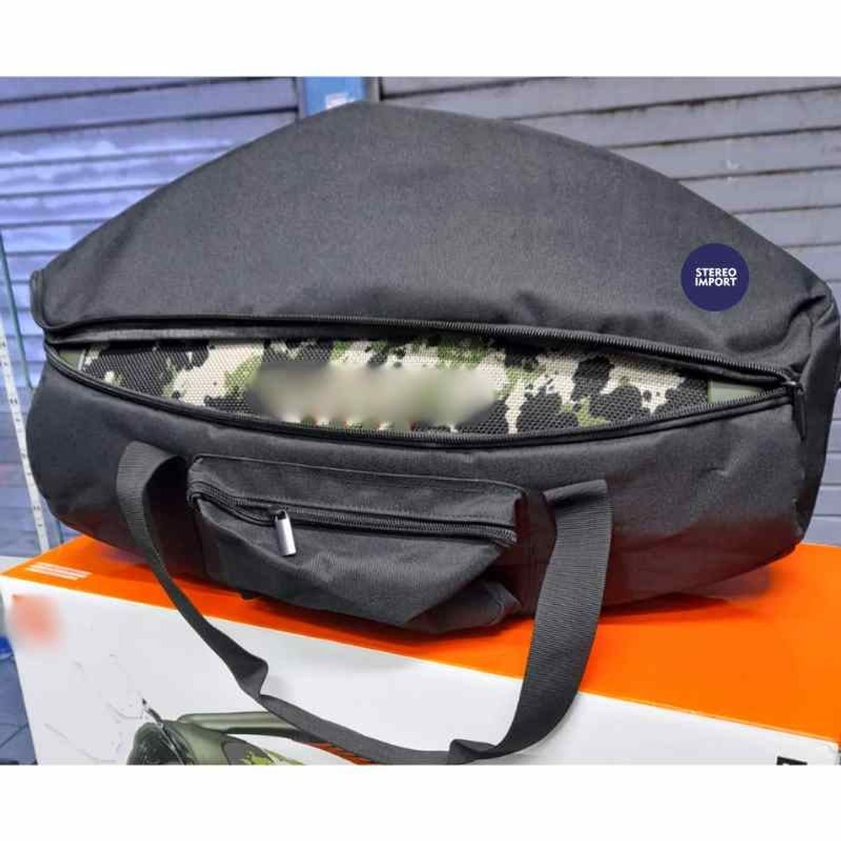 GENERICO - Estuche funda mochila de poliéster compatible con JBL BOOMBOX 3 negro