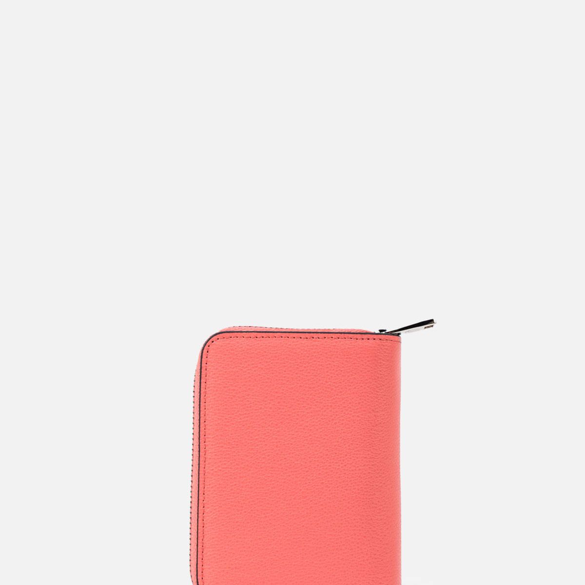 RENZO COSTA - MONEDERO CON TARJETERO EN CUERO GRABADO