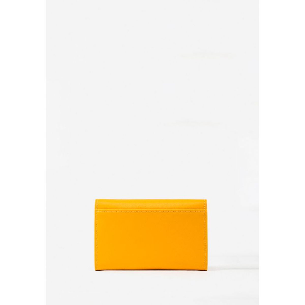 RENZO COSTA - MONEDERO CLASICO DE CUERO COLOR ENTERO