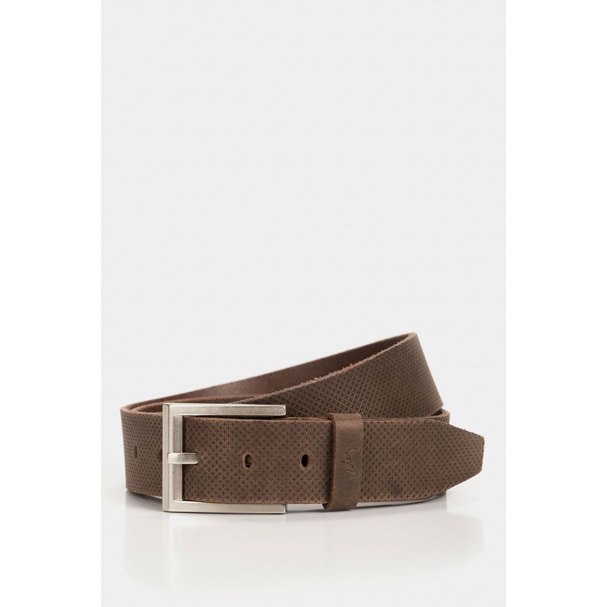 VELEZ - Vélez Cinturón Unifaz Kiat De Cuero Para Hombre Placa Café