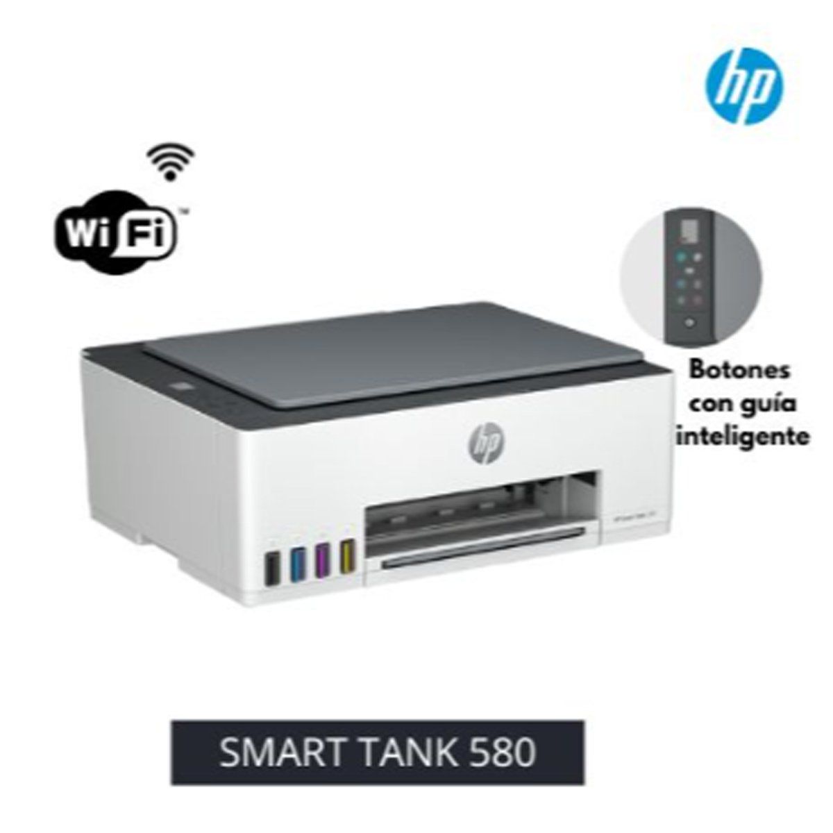 HP - Impresora Multifuncional Hp Smart Tank 580