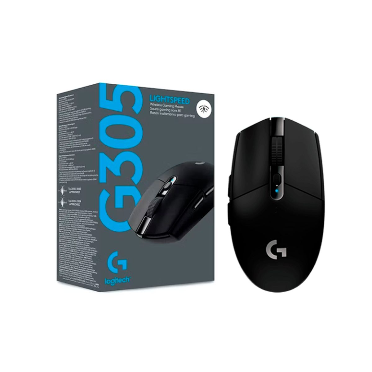 LOGITECH - Mouse Gaming Logitech G G305 Lightspeed Wireless Negro