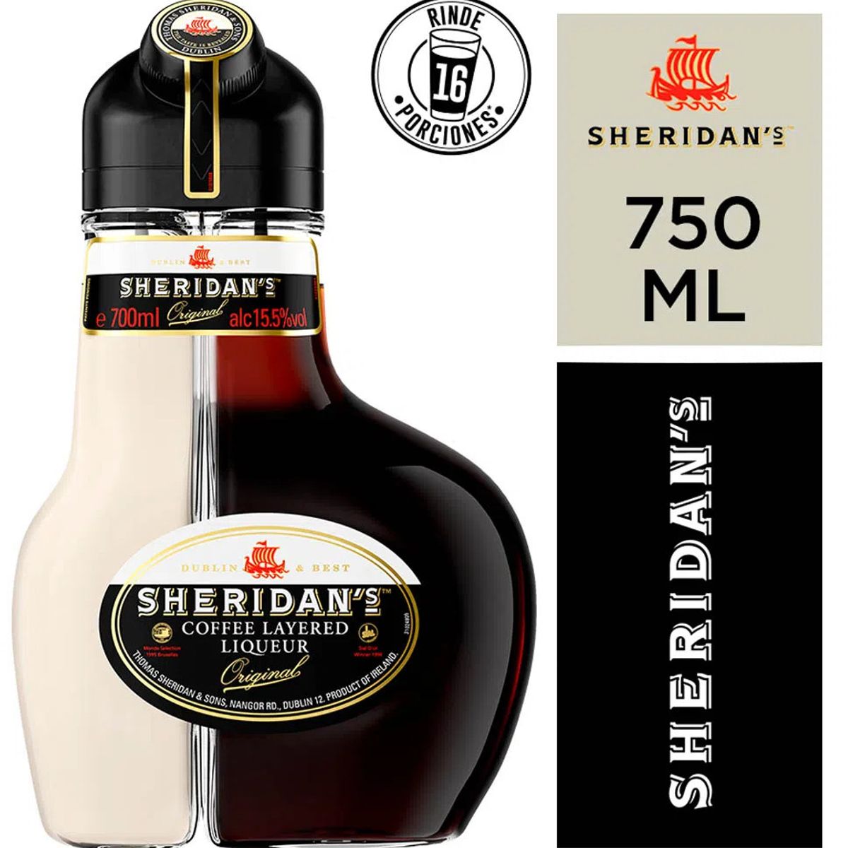 SHERIDANS - Licor SHERIDANS Original Botella 750ml