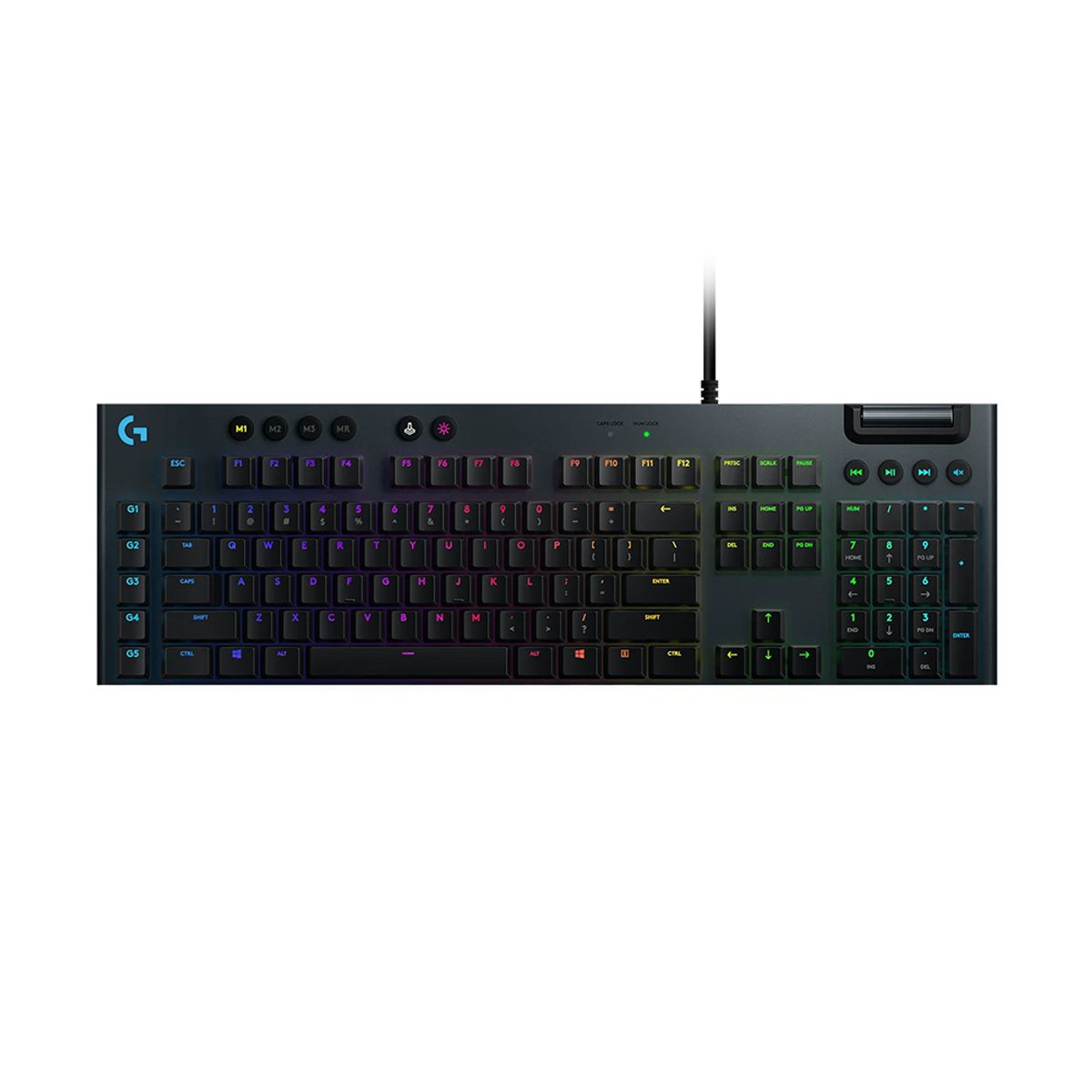 LOGITECH - Teclado Mecánico Gamer Logitech G815 RGB Lightsync Negro