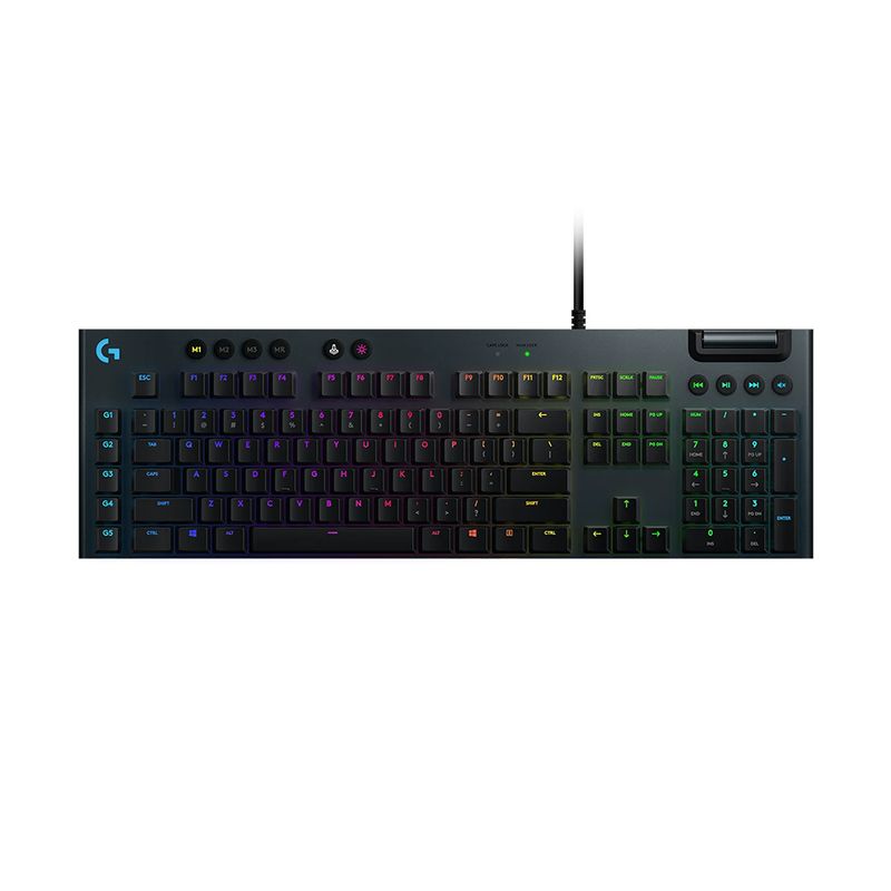 LOGITECH - Teclado Mecánico Gamer Logitech G815 RGB Lightsync Negro