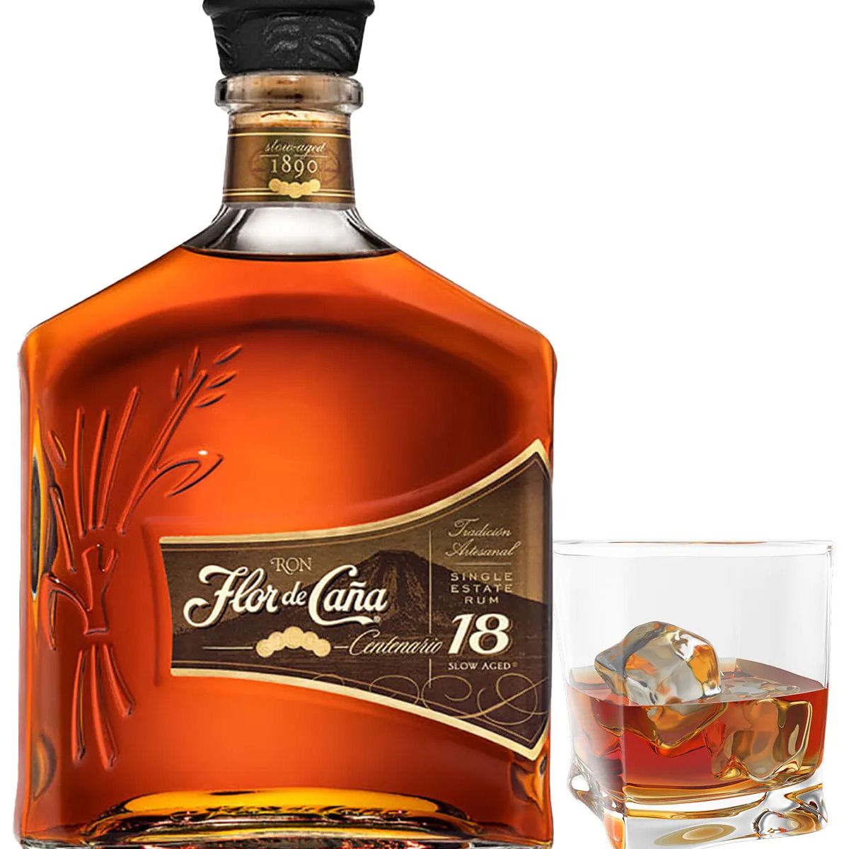 FLOR DE CAÑA - Ron Flor de Caña 18 años 750ml