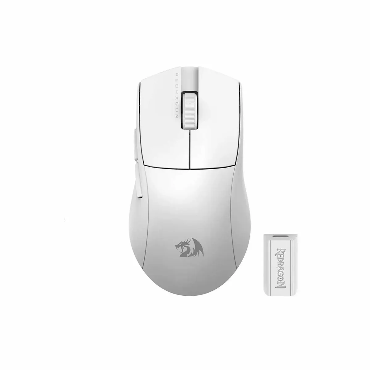 REDRAGON - Mouse Gamer Redragon K1Ng Pro 1K Hz Wireless White