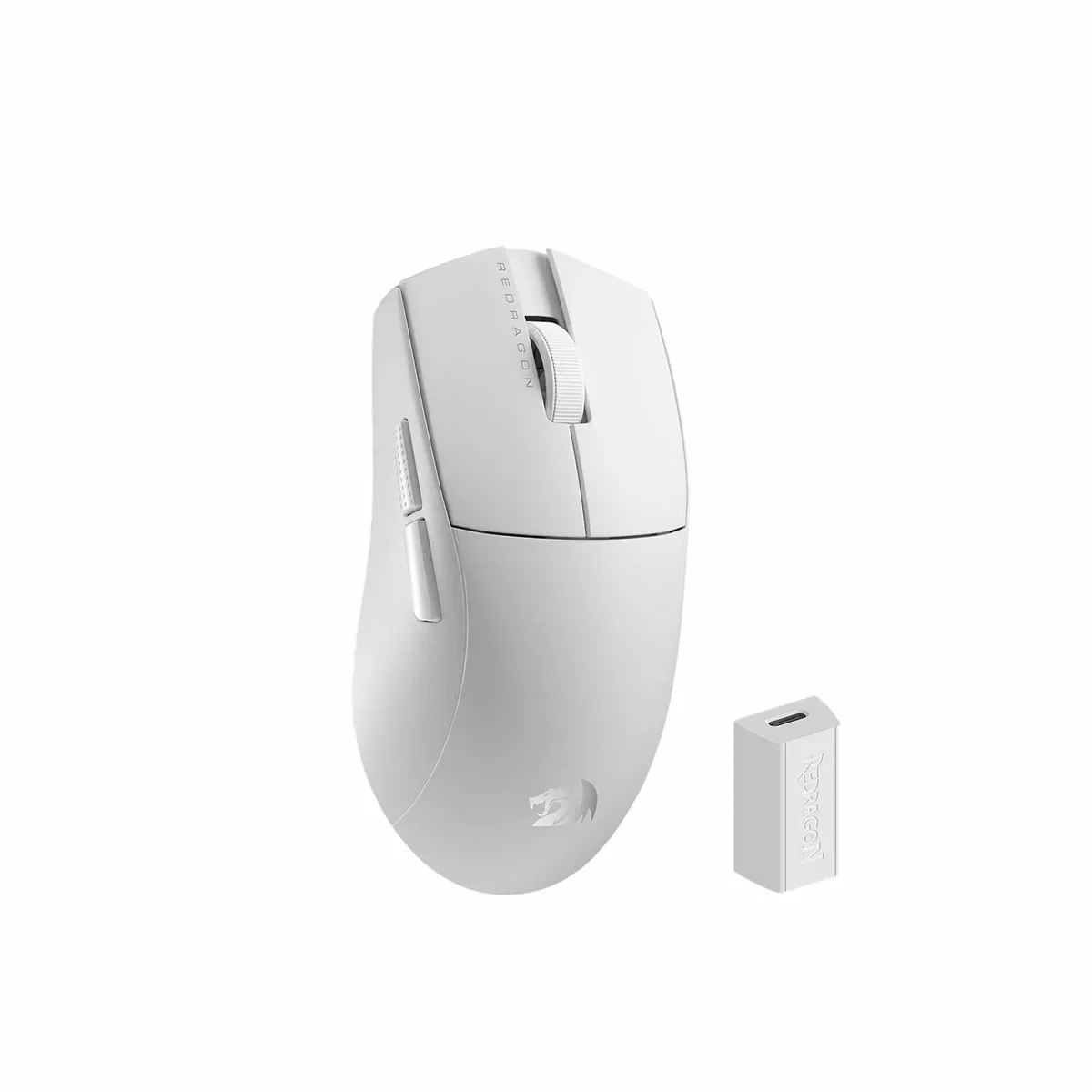 REDRAGON - Mouse Gamer Redragon K1Ng Pro 1K Hz Wireless White