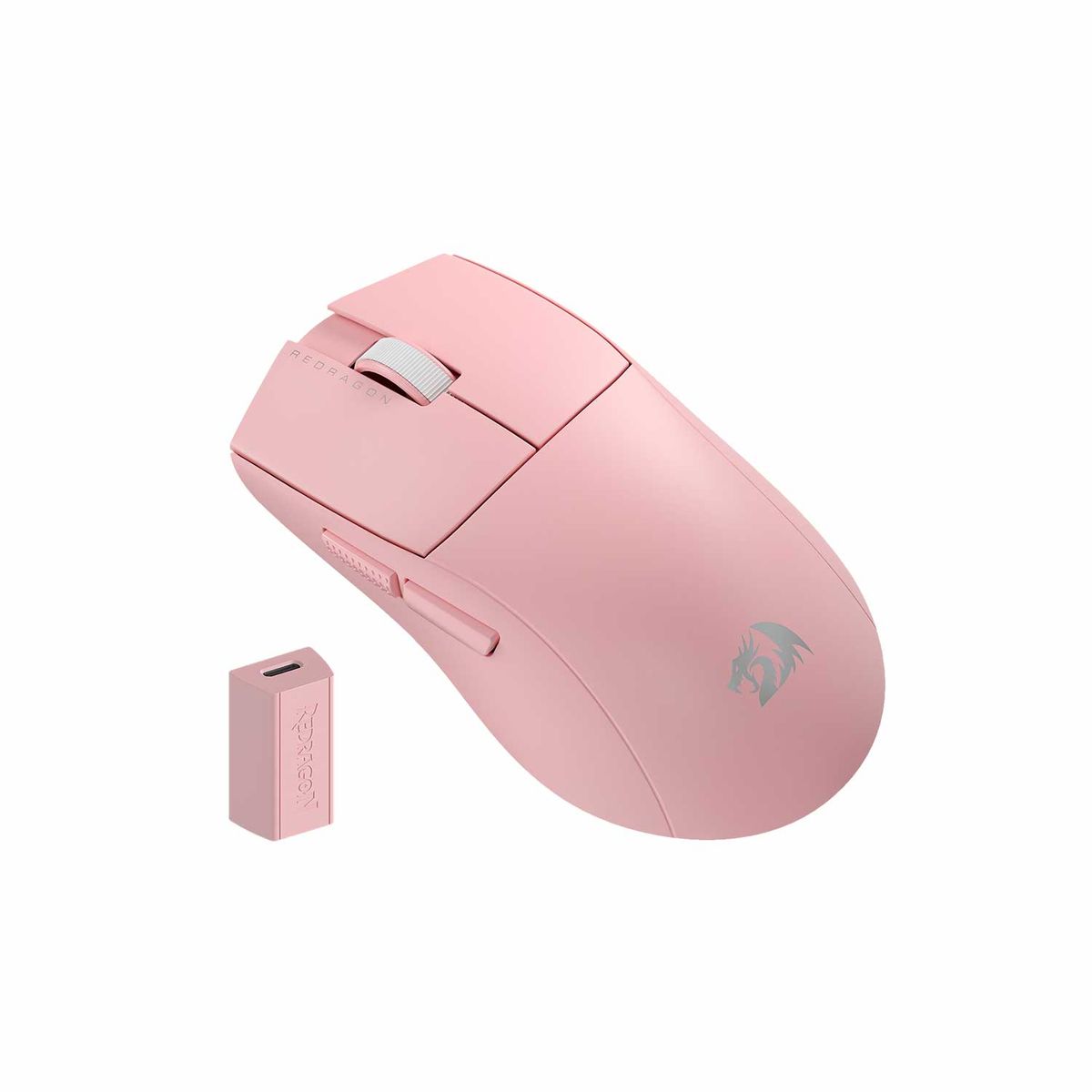 REDRAGON - Mouse Gamer Redragon K1Ng Pro 1K Hz Wireless Pink