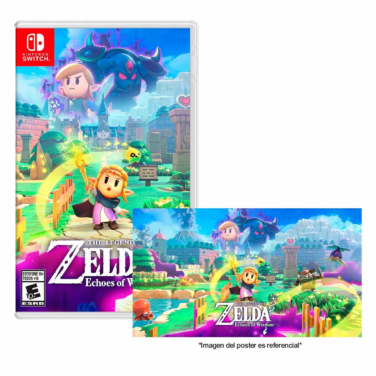 NINTENDO - The Legend of Zelda Echoes of Wisdom Nintendo Switch + Poster