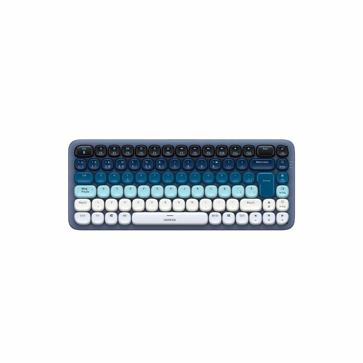 UGREEN - Teclado Mechanical+Mouse Ugreen Wireless 2.4Ghz+Bt 5.0 Blue-Mod 25179