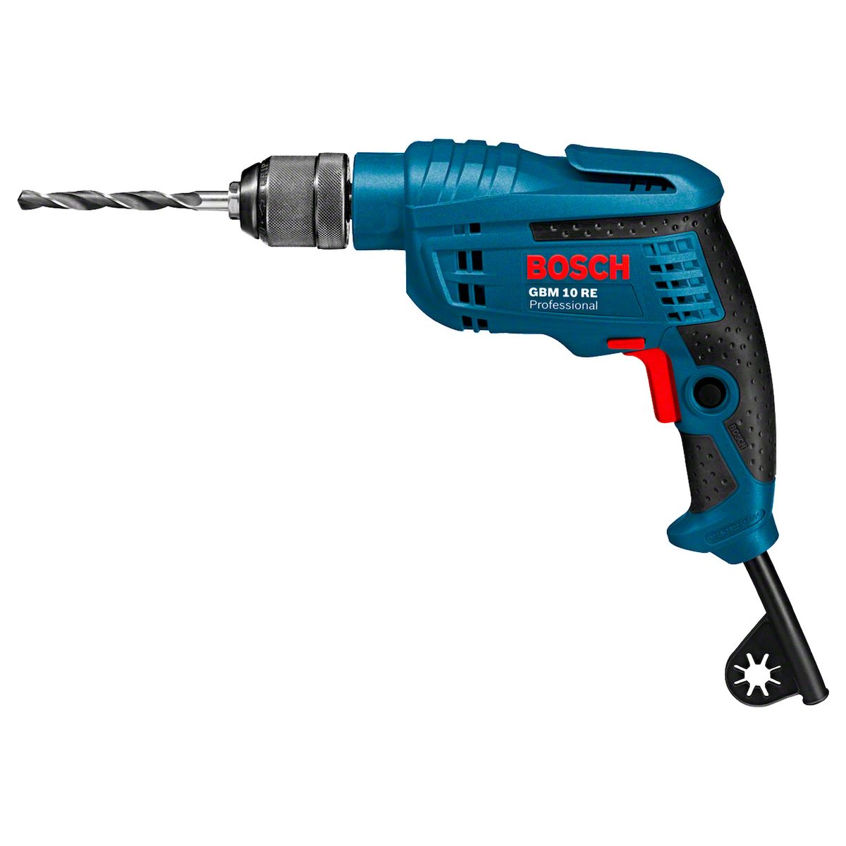 BOSCH - Taladro Rotacion Metal Bosch 600w 2600 Rpm GBM 10 RE