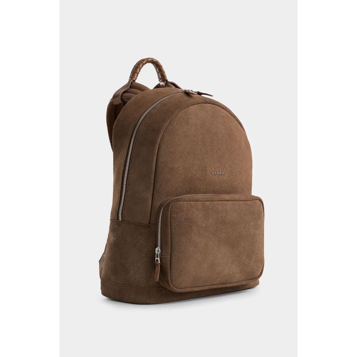 VELEZ - Vélez Mochila Bolet De Cuero Gamuzado Para Hombre Miel