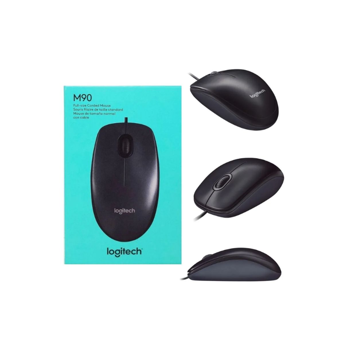 LOGITECH - Mouse Logitech M90 Negro