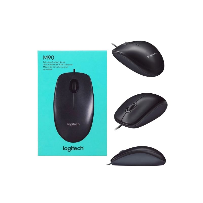 LOGITECH - Mouse Logitech M90 Negro