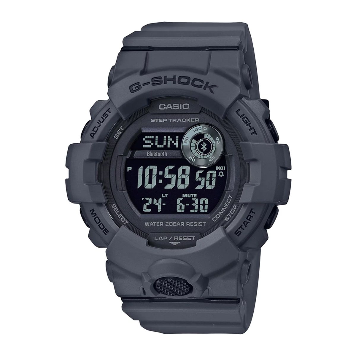 G-SHOCK - Reloj Casio G-Shock GBD800UC-8 Bluetooth Digital Luz Resina Gris