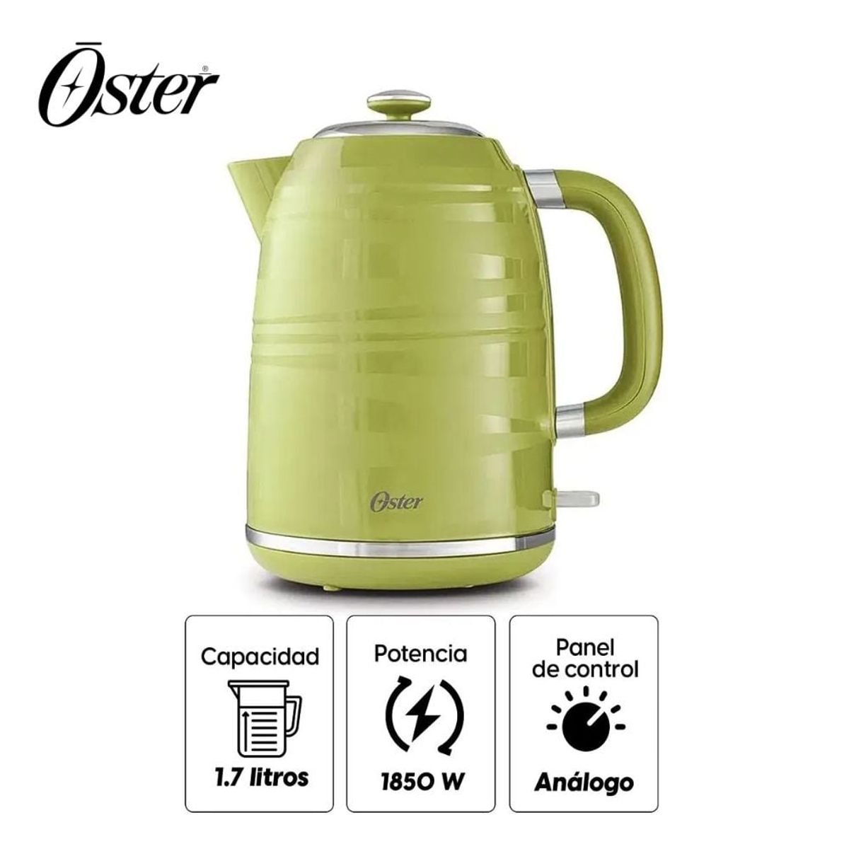 OSTER - HERVIDOR ELÉCTRICO OSTER VERDE 1.7 L BVSTKT4177K 053