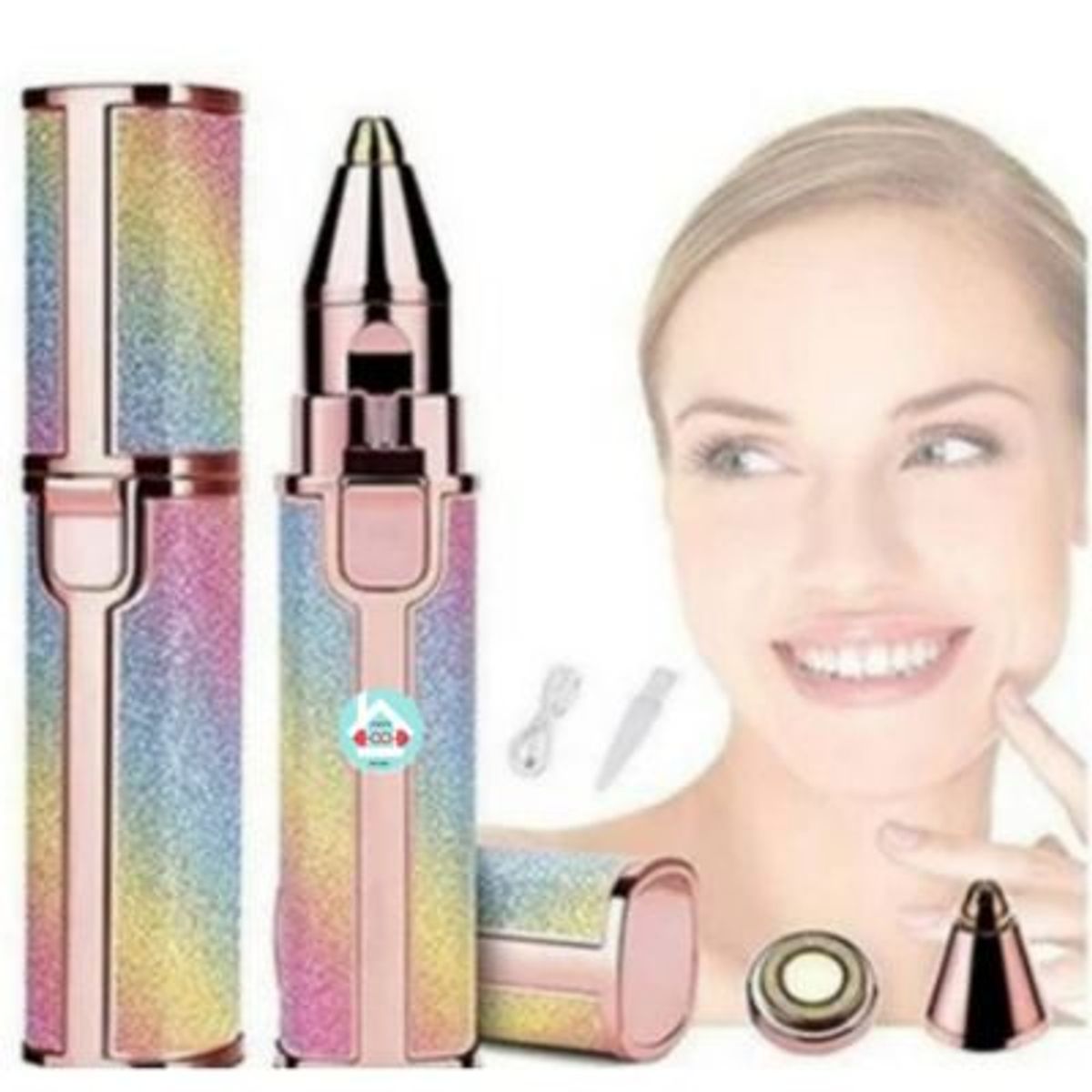 GENERICO - Depiladora de Ceja y Bozo Facial 2 en 1