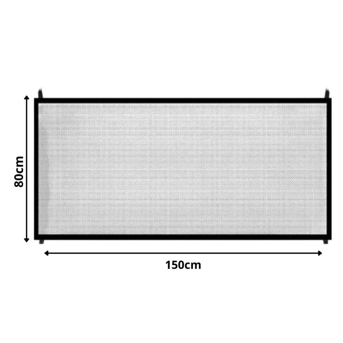 GENERICO - Malla de Seguridad para Mascotas Plegable 150x80